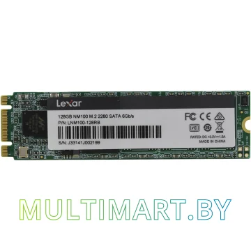 SSD диск Lexar NM100 128GB LNM100-128RB